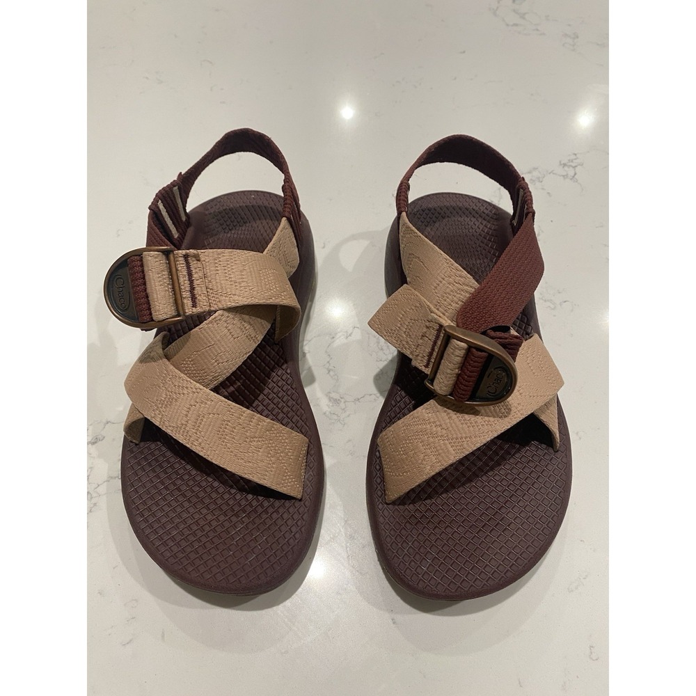 NEW Chaco Mega Z Cloud Womens 7 Hiking Sandals Wide Strap Trail Sport Gorpcore - Picture 5 of 7